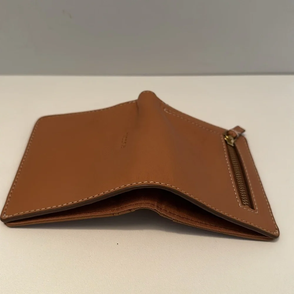 FOSSIL SMALL BIFOLD TAN/SADDLE
